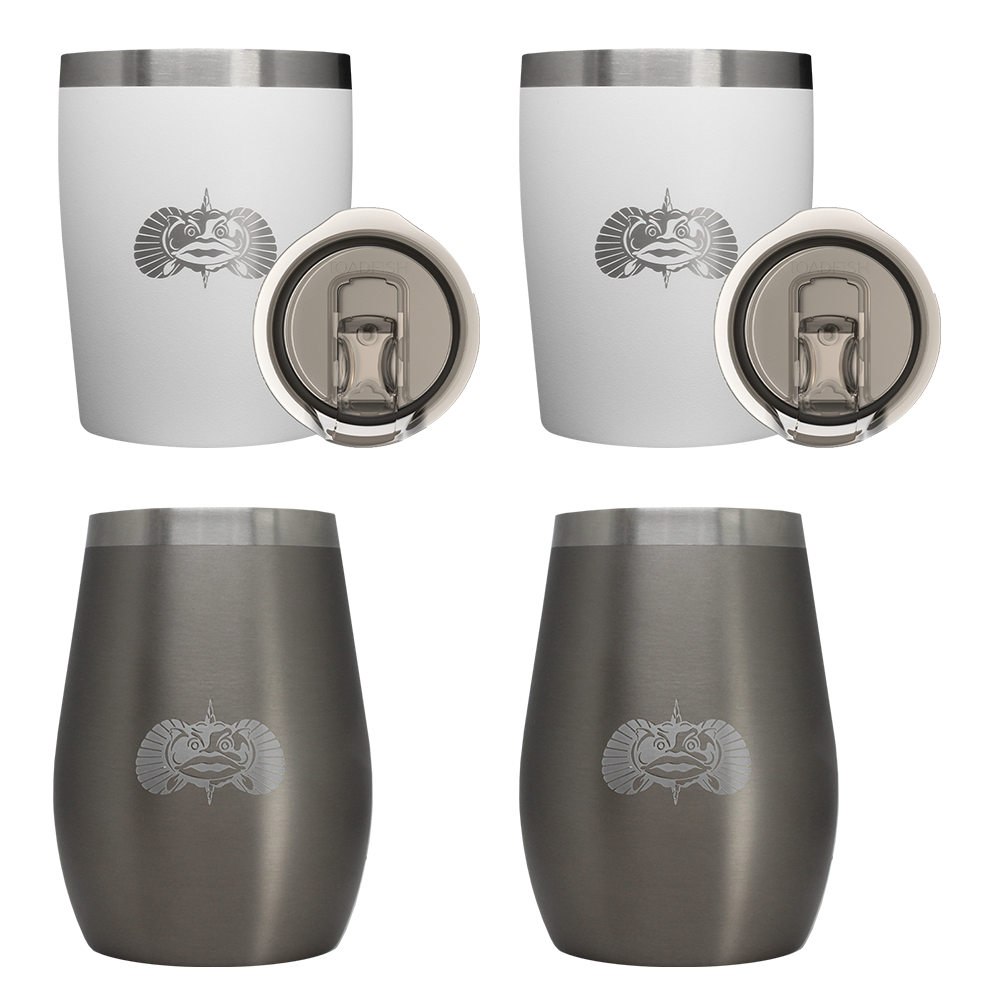 2 Wine & 2 Rocks Tumblers - 4 Pack