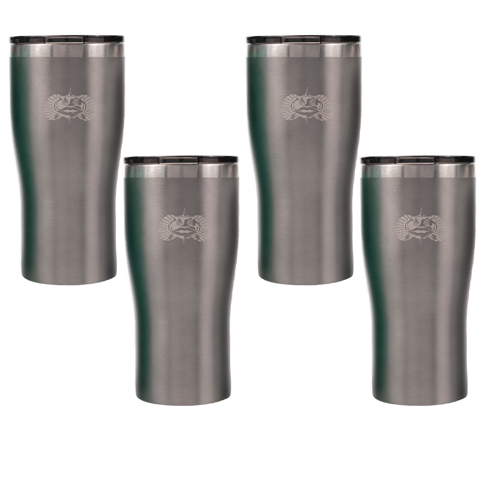 Toadfish Non-Tipping Tumbler 4-Pack: Perfect for Outdoors
