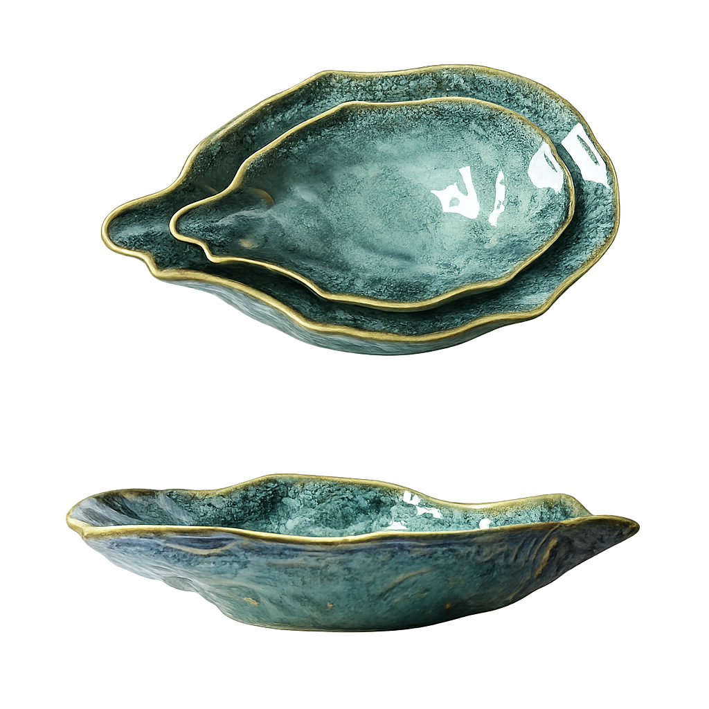 Ceramic Oyster Dishes