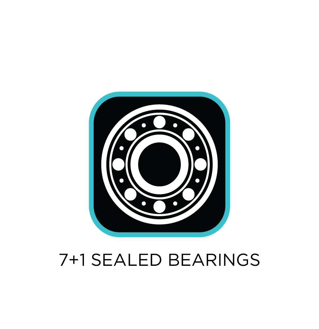 7+1 Sealed Bearings