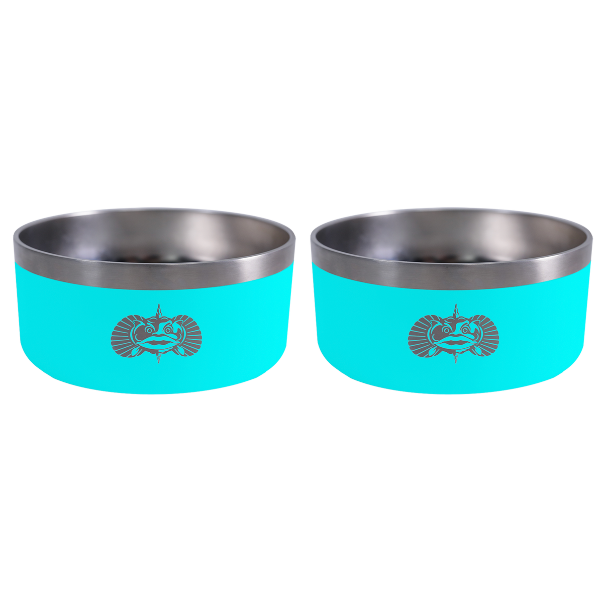 Non-Tipping Dog Bowl 2-pack - Toadfish - Smartgrip Tumblers