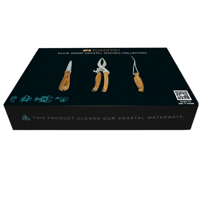 Olive Wood Coastal Kitchen Collection - Toadfish - Kitchen Tools & Utensils