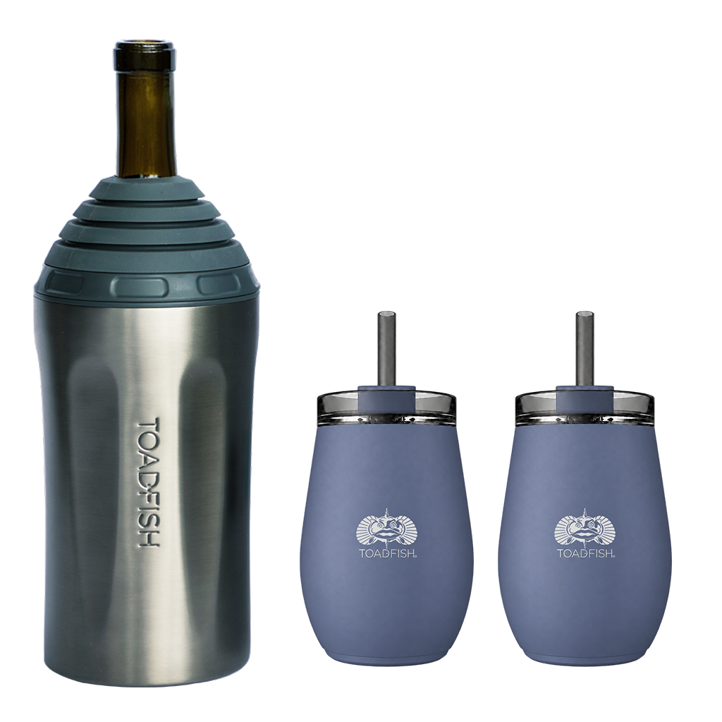 Wine Chiller + Smartgrip 10oz Tumbler Gift Sets