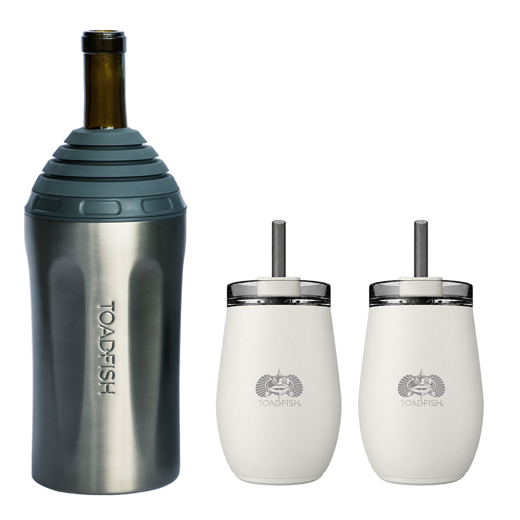 Wine Chiller + Smartgrip 10oz Tumbler Gift Sets