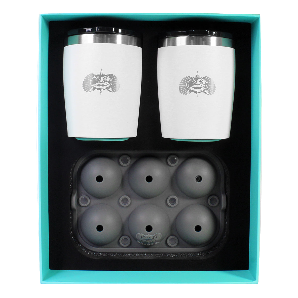 Rocks Tumblers Gift Sets Drinkware Sets Toadfish White 2-pack