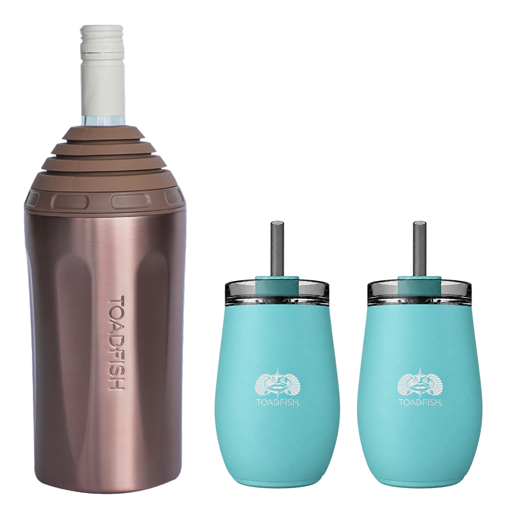 Wine Chiller + Smartgrip 10oz Tumbler Gift Sets