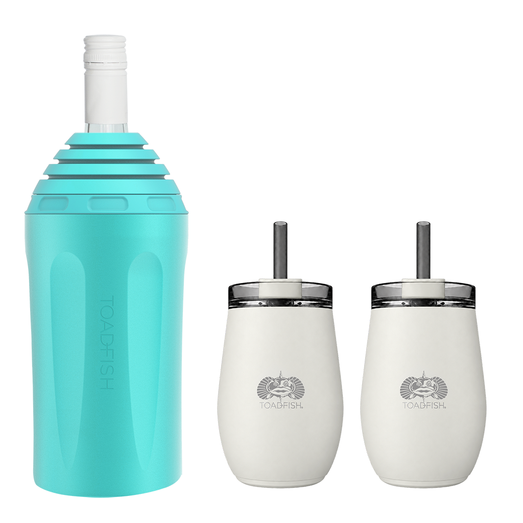 Wine Chiller + Smartgrip 10oz Tumbler Gift Sets