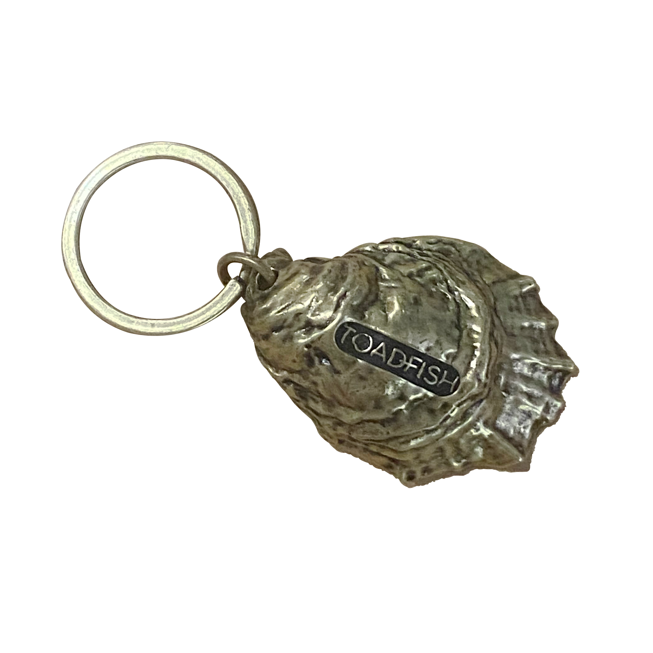 Oyster Shell Conservation Key Chain Keychains Toadfish