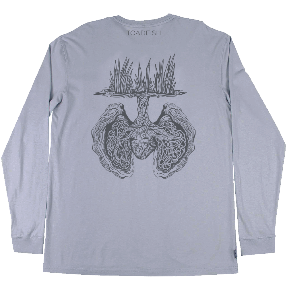 Oyster Lungs LS Tee Apparel Toadfish Small