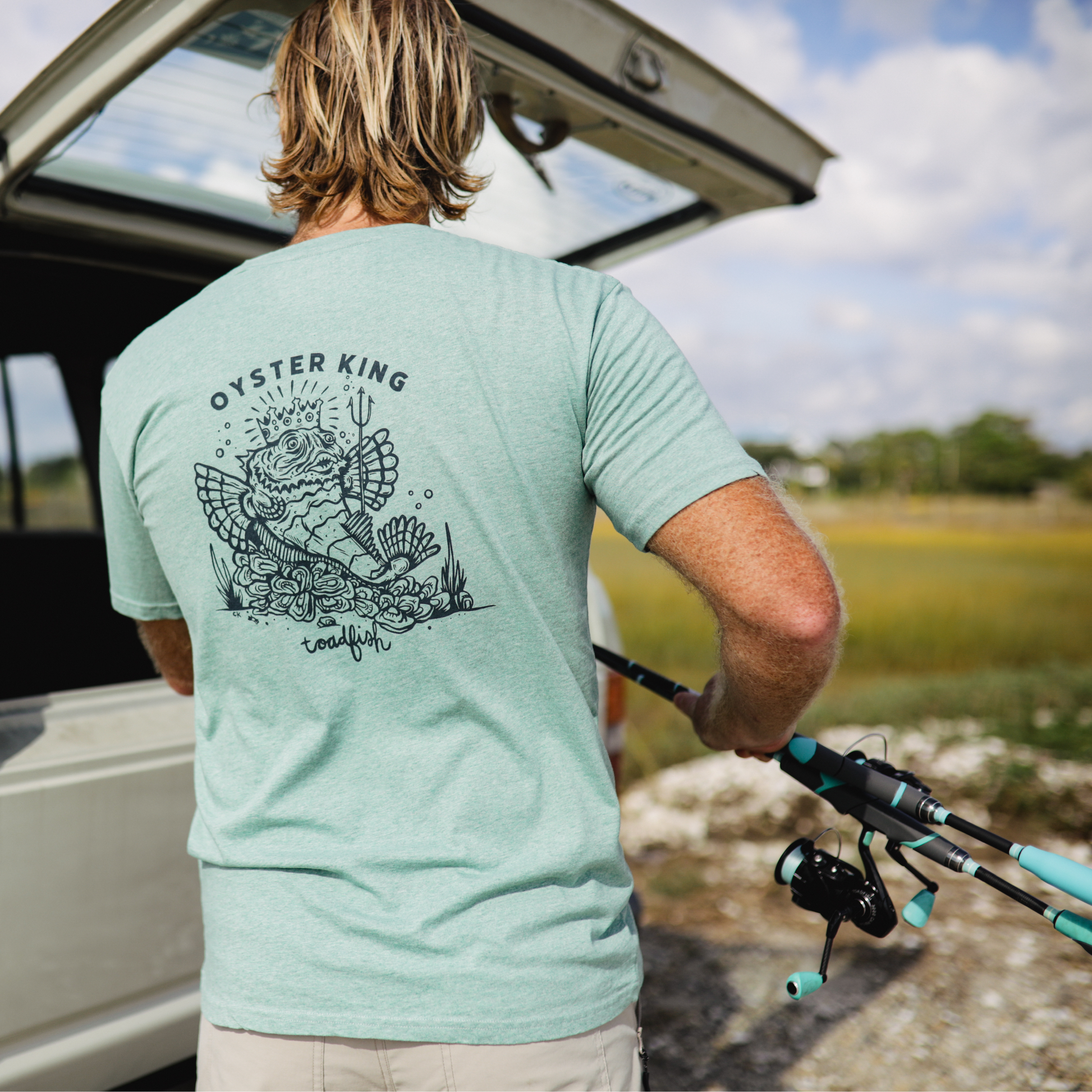 The Oyster King Tee - Toadfish - Apparel