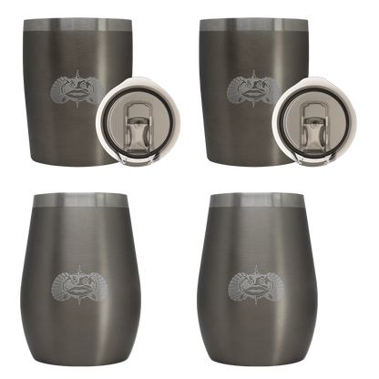 2 Wine & 2 Rocks Tumblers - 4 Pack