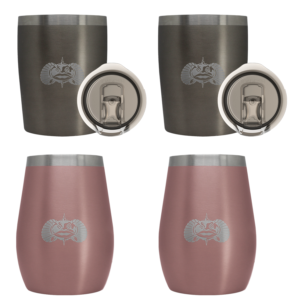2 Wine & 2 Rocks Tumblers - 4 Pack