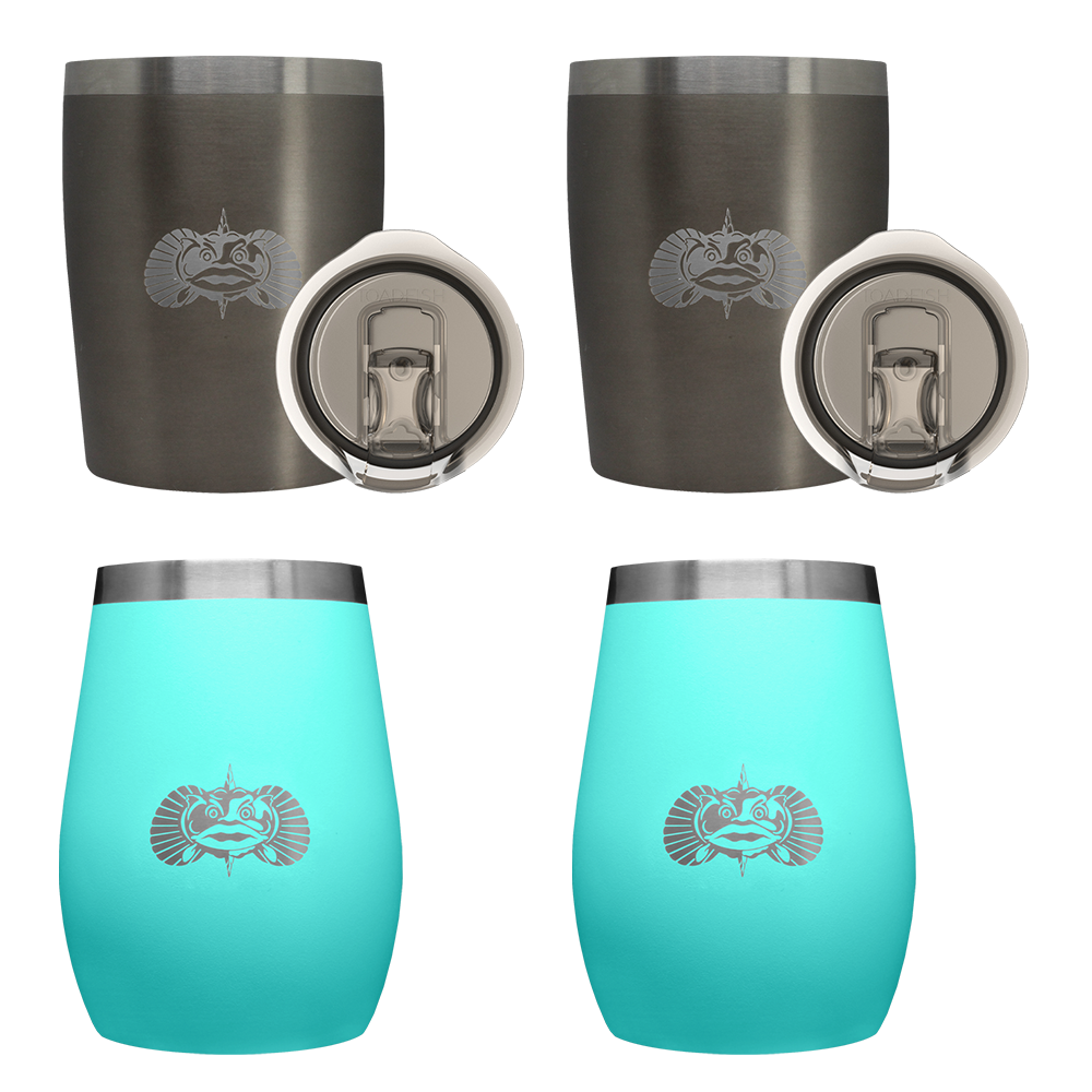 2 Wine & 2 Rocks Tumblers - 4 Pack