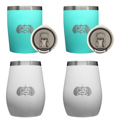 2 Wine & 2 Rocks Tumblers - 4 Pack