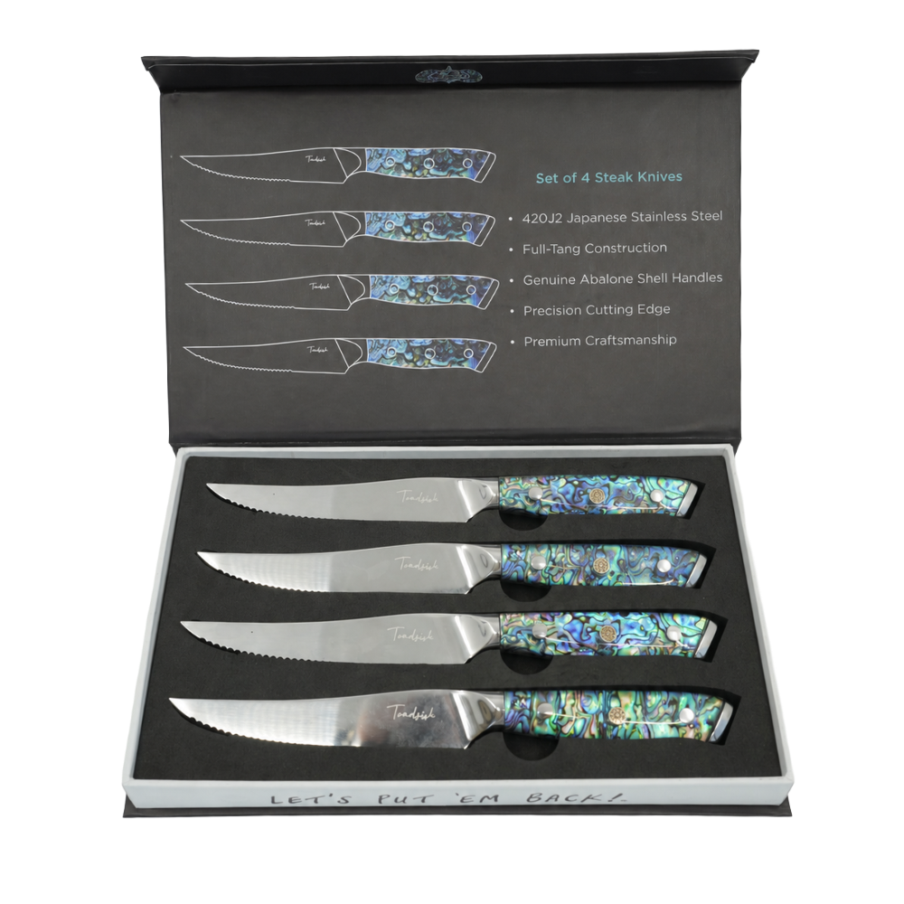 Abalone Steak Knife Set