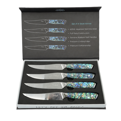 Abalone Steak Knife Set