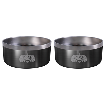 Non-Tipping Dog Bowl 2-pack - Toadfish - Smartgrip Tumblers