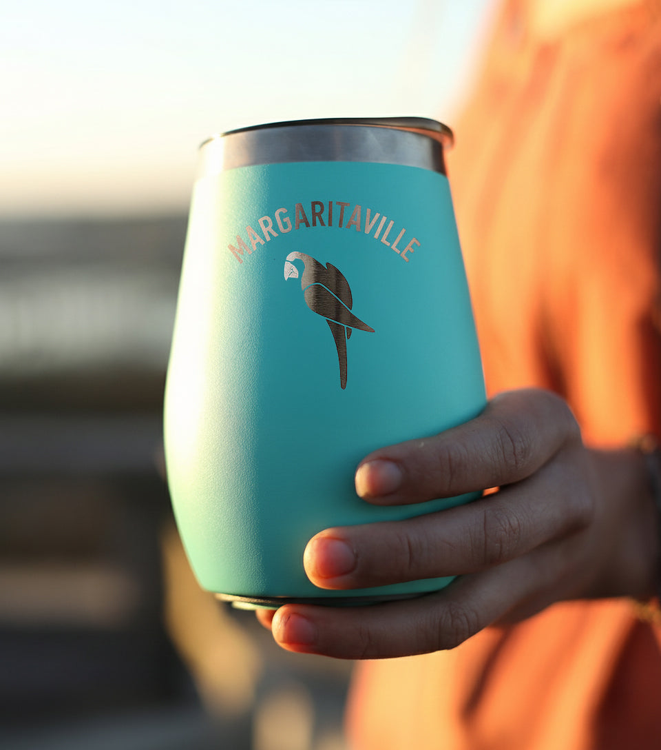 Margaritaville Wine Chiller + Tumbler 2-pack Gift Set - Toadfish - 