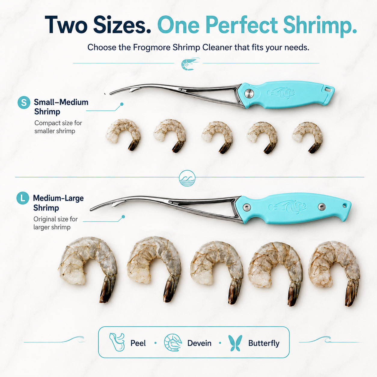Frogmore Shrimp Cleaner | Peel, Devein & Butterfly – Toadfish