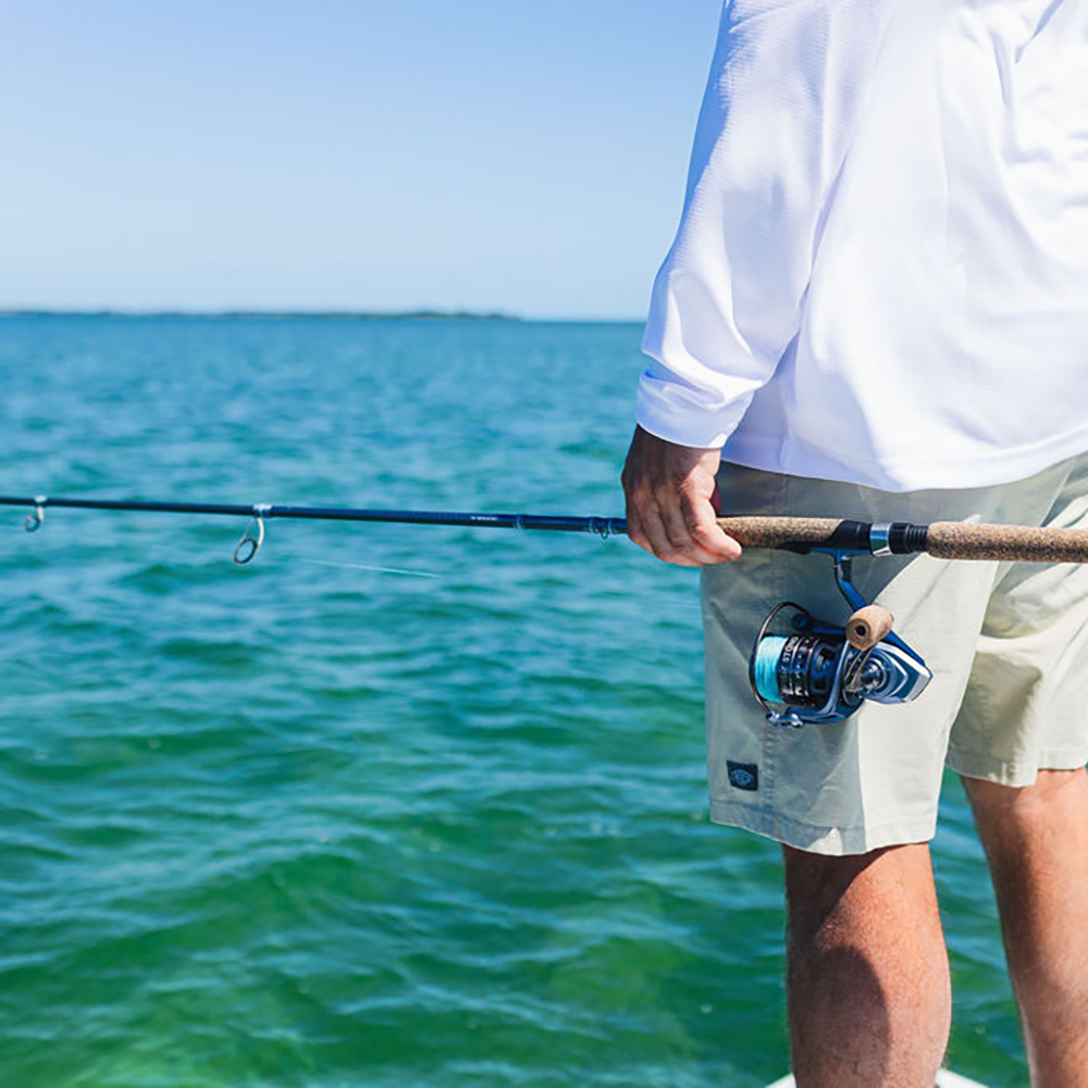 closeout inshore fishing rods and reels Stono Rod Light Pink Color:Red Craw spooled combo. Australian teenager is first