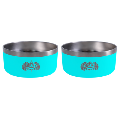 Non-Tipping Dog Bowl 2-pack - Toadfish - Smartgrip Tumblers