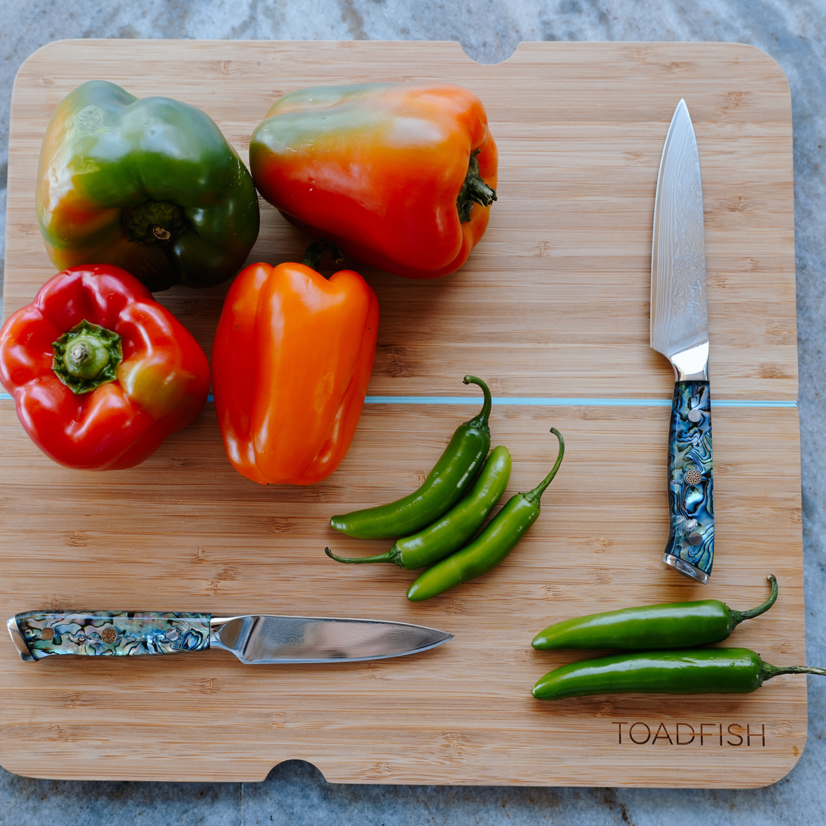 Stowaway Bamboo Cutting Board