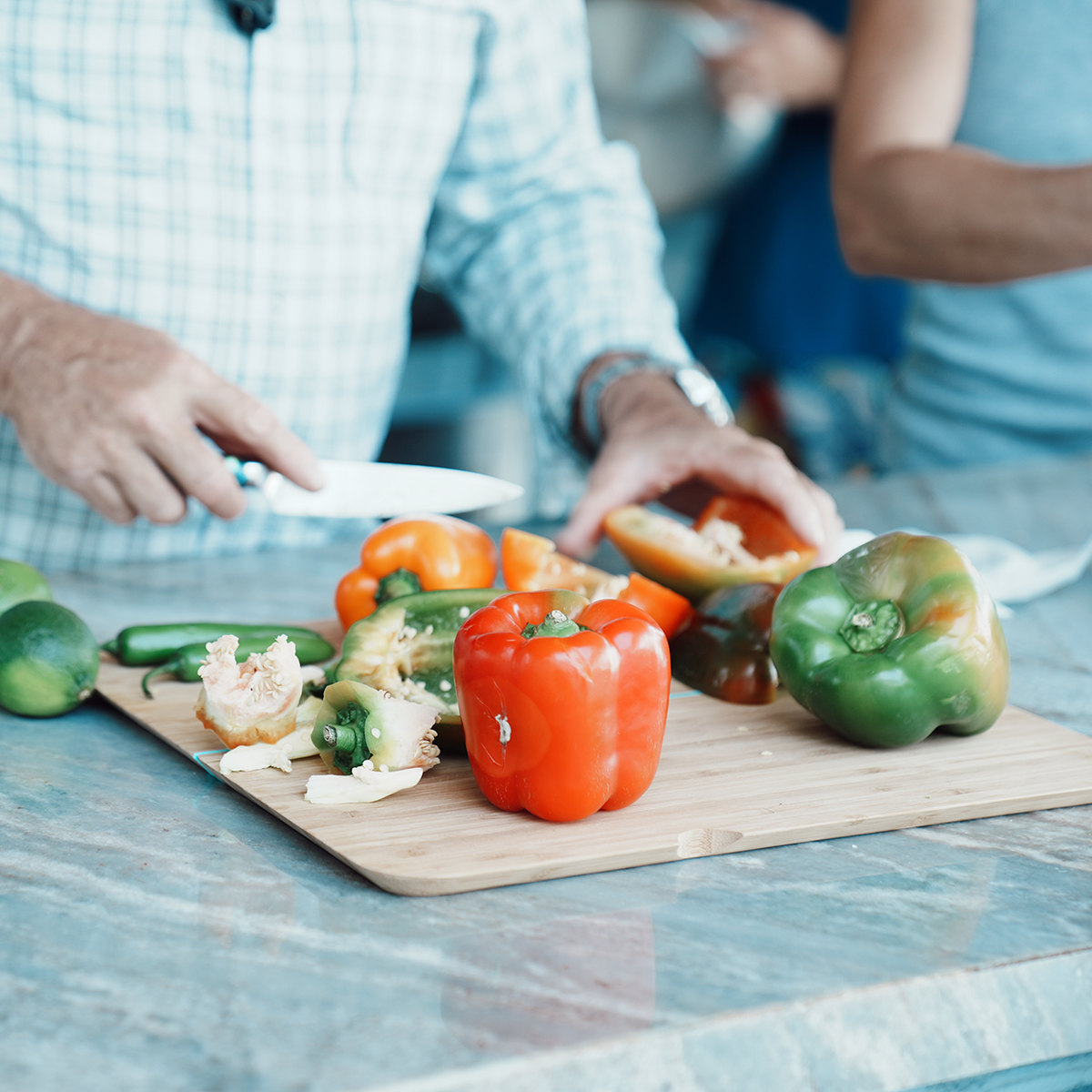 Stowaway Bamboo Cutting Board
