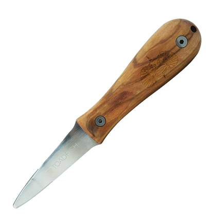 Olive Wood Oyster Knife - Toadfish - Oyster Knife