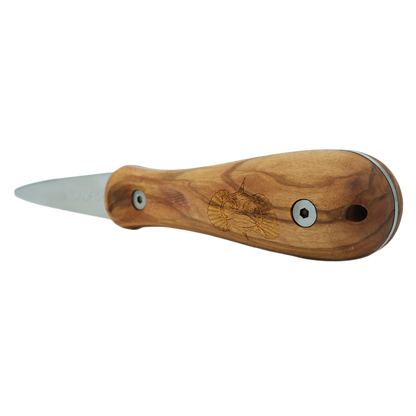 Olive Wood Oyster Knife - Toadfish - Oyster Knife