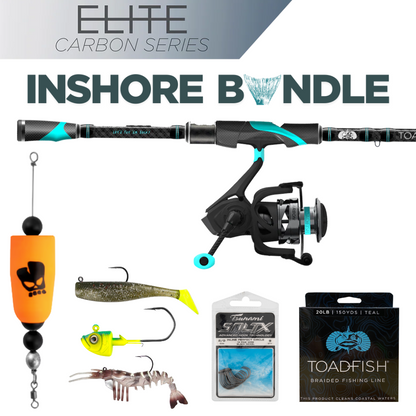 Carbon Elite II Spinning Combos - Toadfish - Fishing Rods