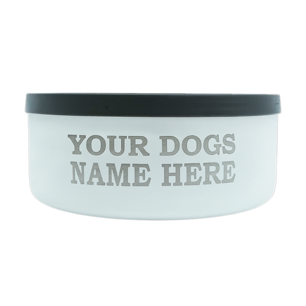 Custom Engraved Dog Bowl