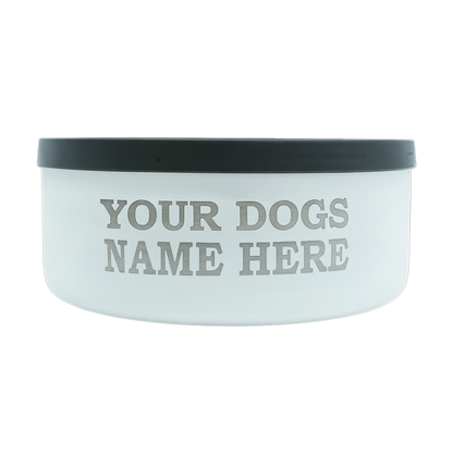 Custom Engraved Dog Bowl