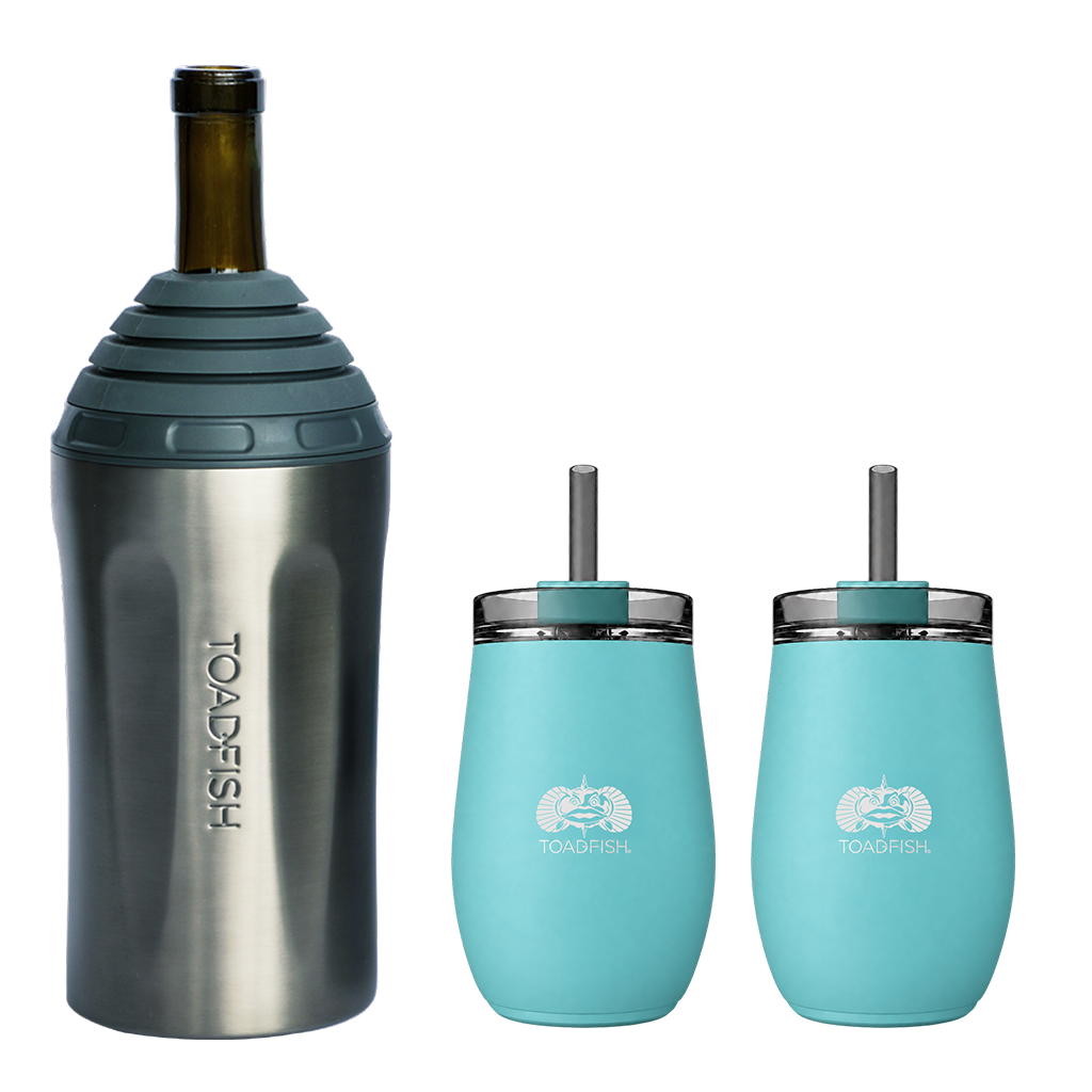 Wine Chiller + Smartgrip 10oz Tumbler Gift Sets