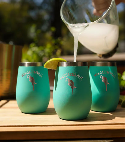 Margaritaville Wine Chiller + Tumbler 2-pack Gift Set - Toadfish - 