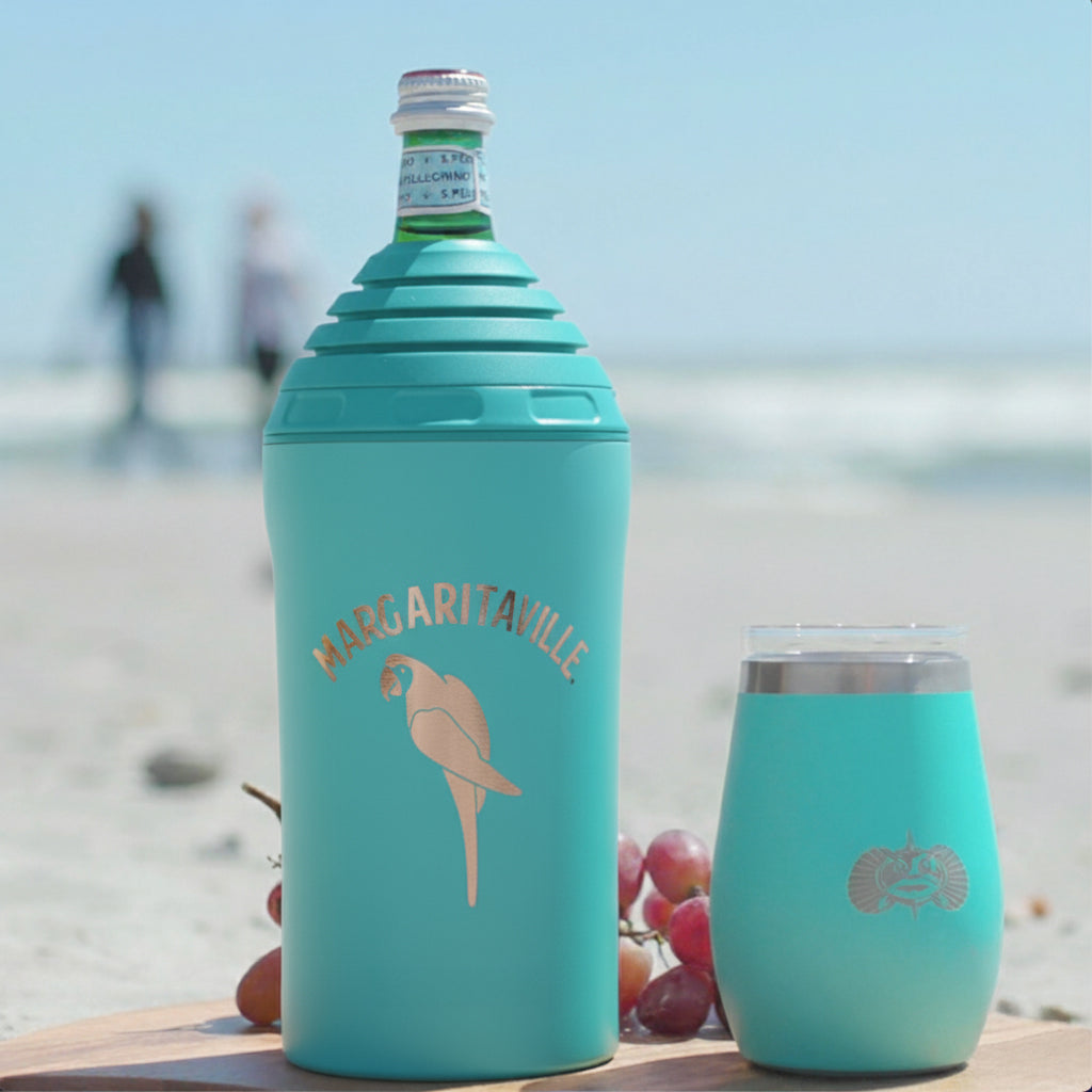 Margaritaville Wine Chiller + Tumbler 2-pack Gift Set - Toadfish - 