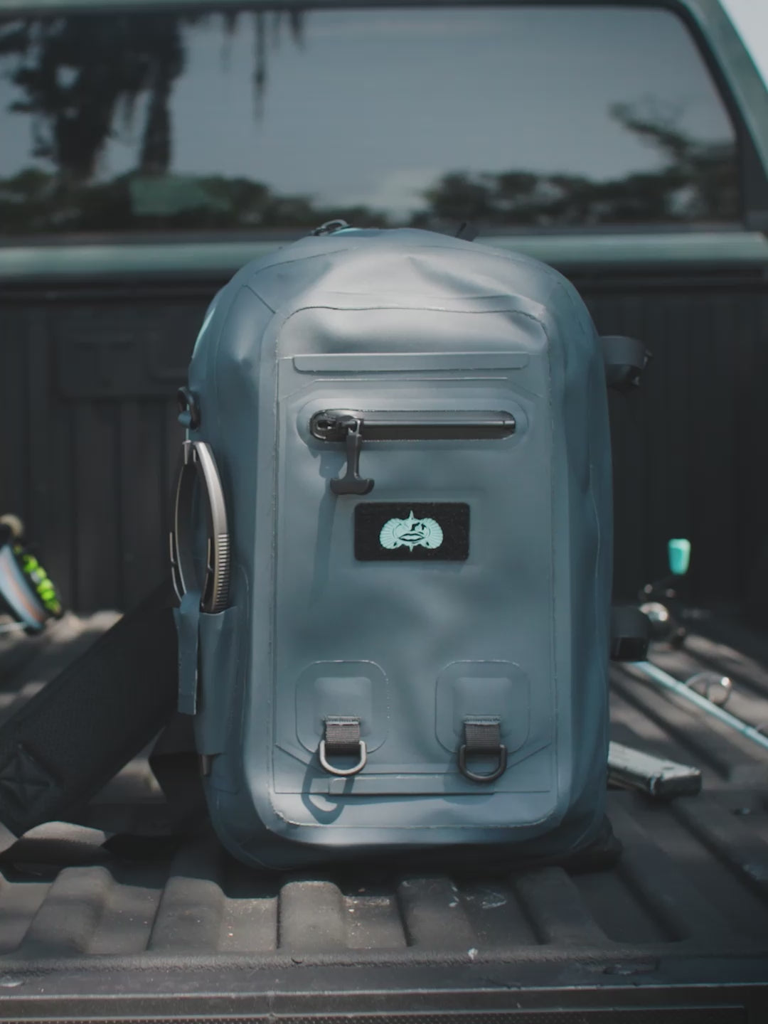 Load video: Toadfish Dry-seal Waterproof Backpack, Tote, and Waterproof Sling