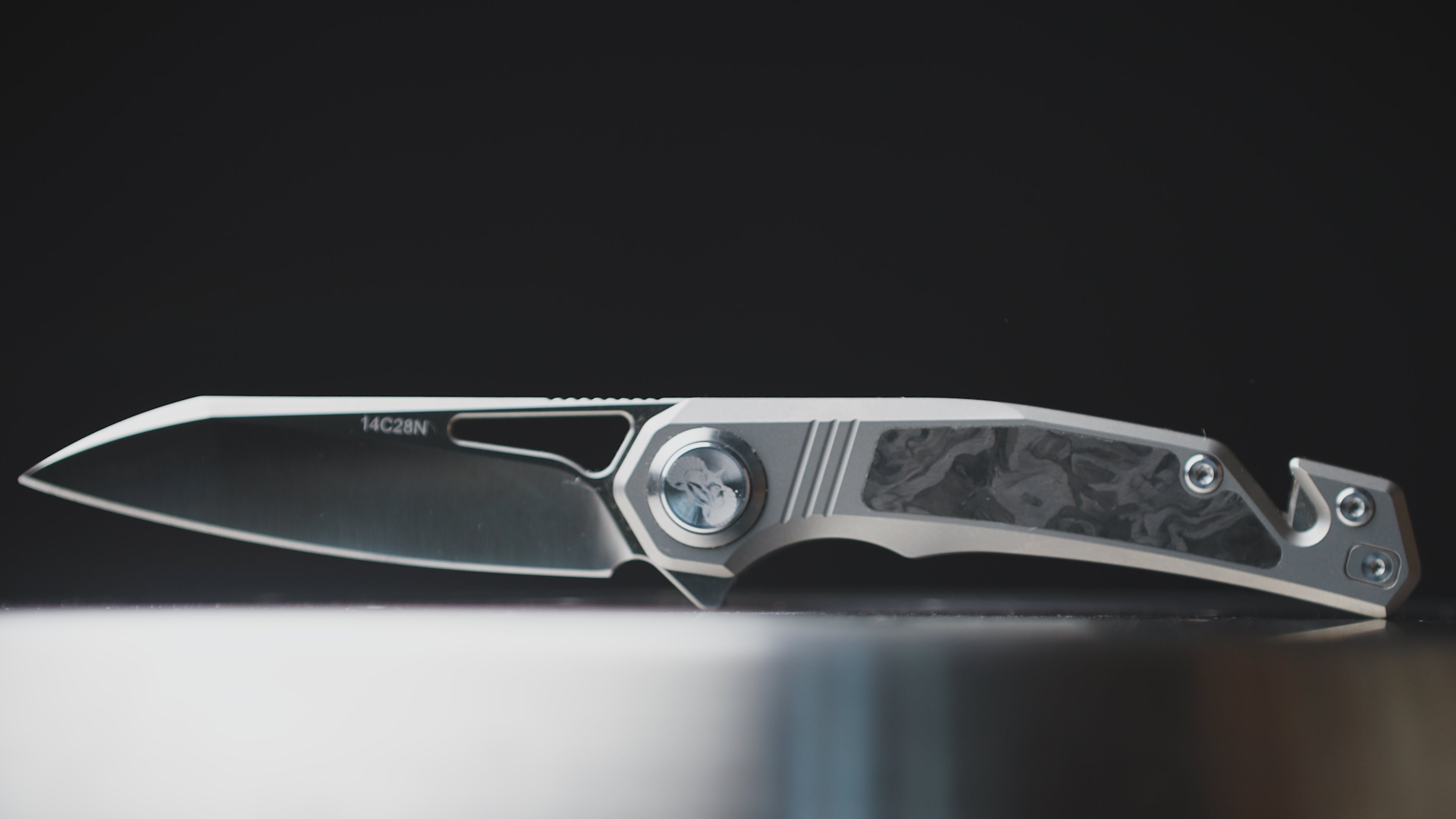 Load video: EDC Titanium Pocket Knife