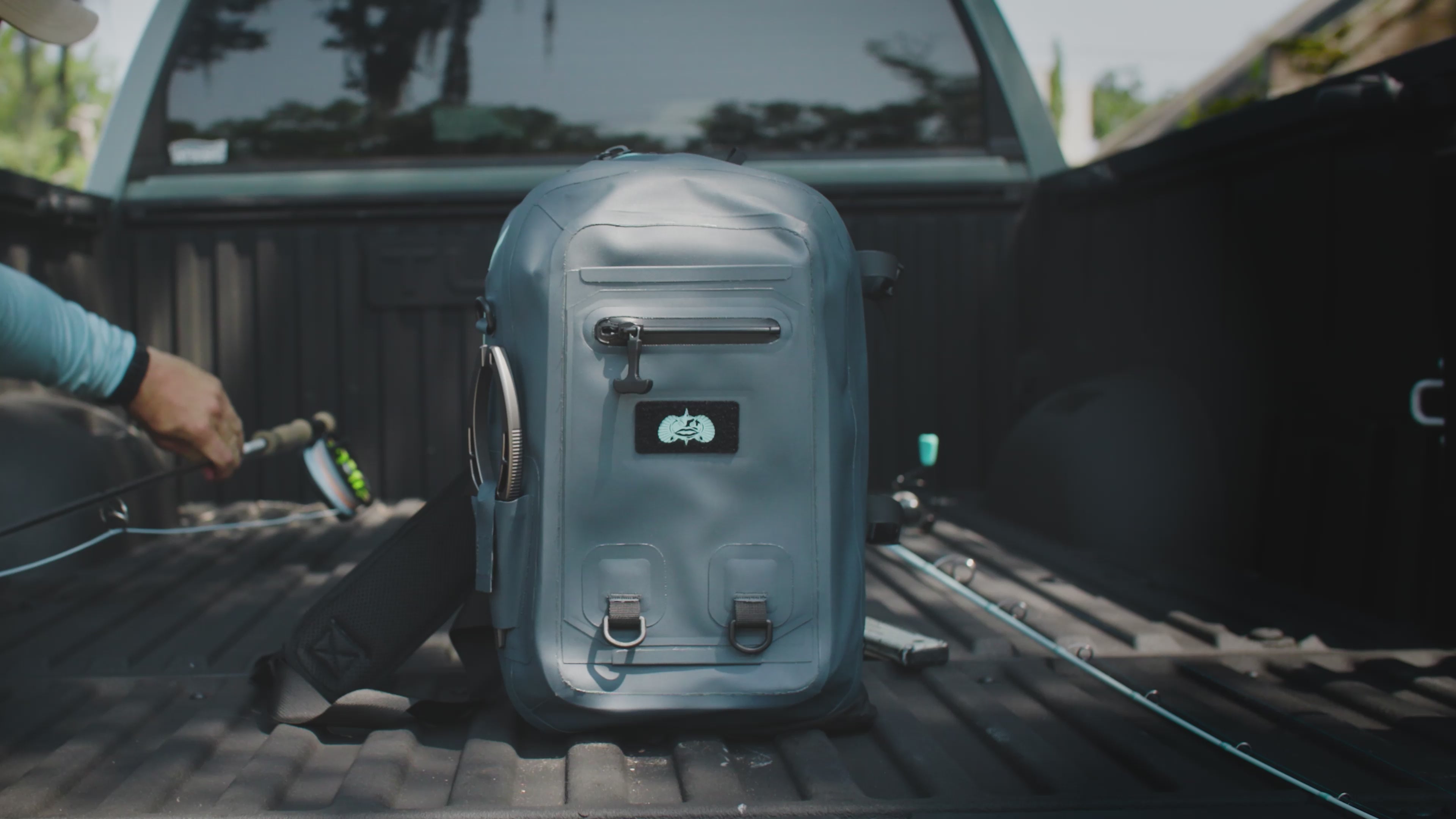 Load video: Toadfish Dry-seal Waterproof Backpack, Tote, and Waterproof Sling