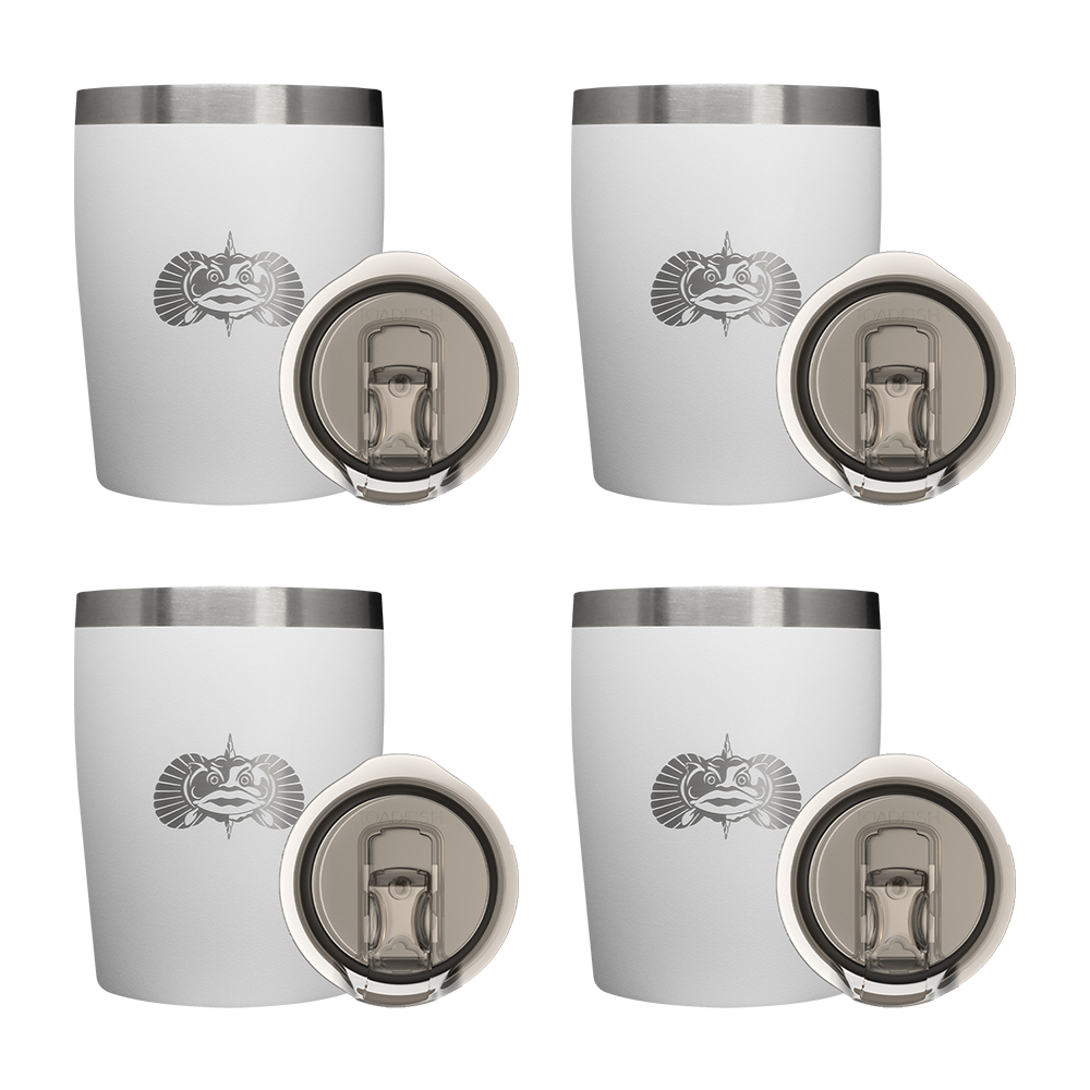 Non-Tipping 10oz Rocks Tumblers - 4 Pack