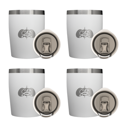Non-Tipping 10oz Rocks Tumblers - 4 Pack