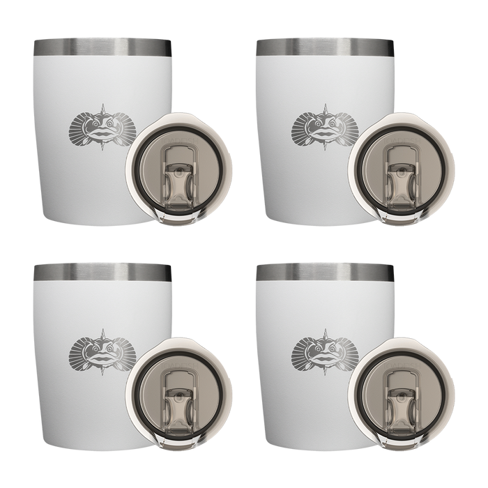 Non-Tipping 10oz Rocks Tumblers - 4 Pack – Toadfish