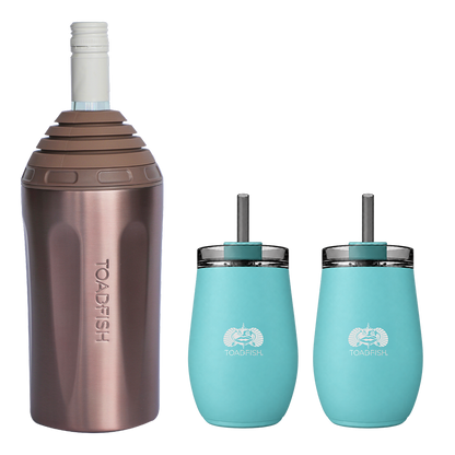 Wine Chiller + Smartgrip 10oz Tumbler Gift Sets
