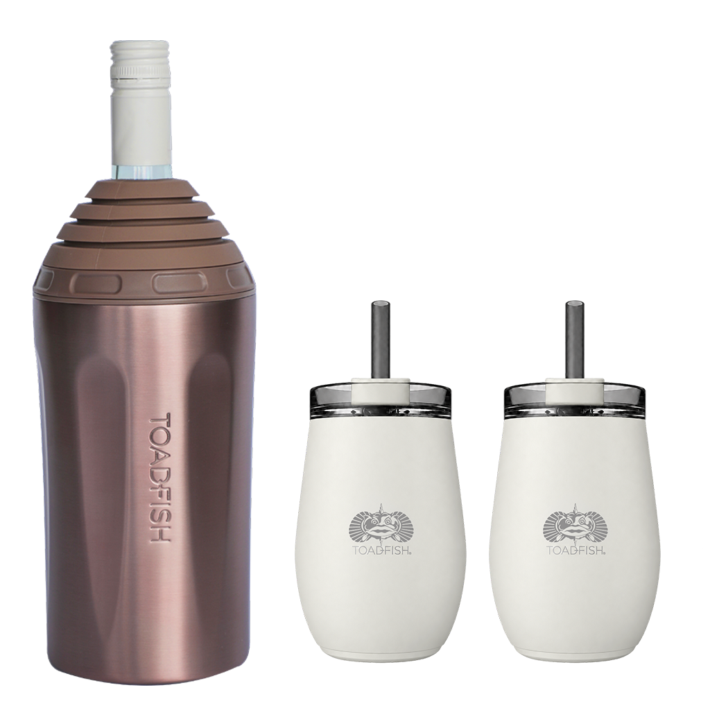 Wine Chiller + Smartgrip 10oz Tumbler Gift Sets
