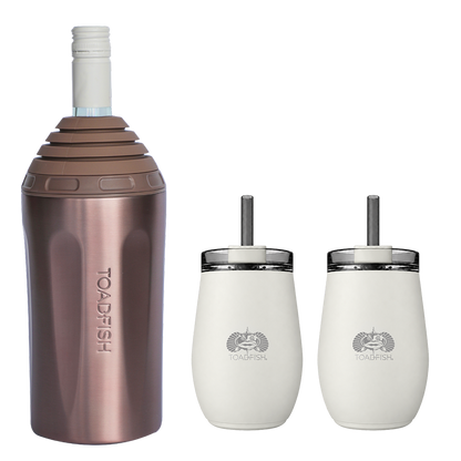Wine Chiller + Smartgrip 10oz Tumbler Gift Sets