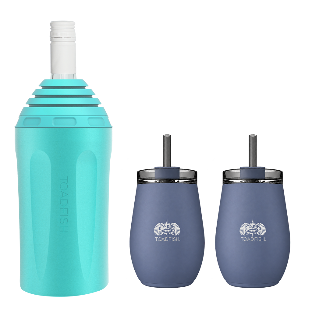 Wine Chiller + Smartgrip 10oz Tumbler Gift Sets