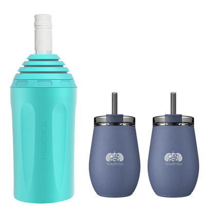 Wine Chiller + Smartgrip 10oz Tumbler Gift Sets