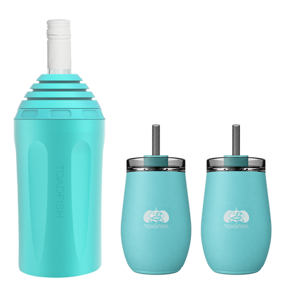 Wine Chiller + Smartgrip 10oz Tumbler Gift Sets