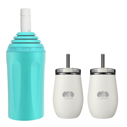 Wine Chiller + Smartgrip 10oz Tumbler Gift Sets