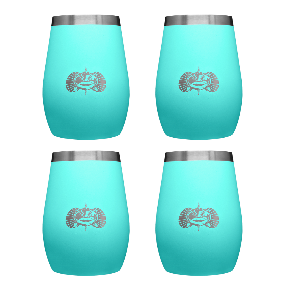 Non-Tipping 10oz Wine Tumbler - 4 Pack – Toadfish