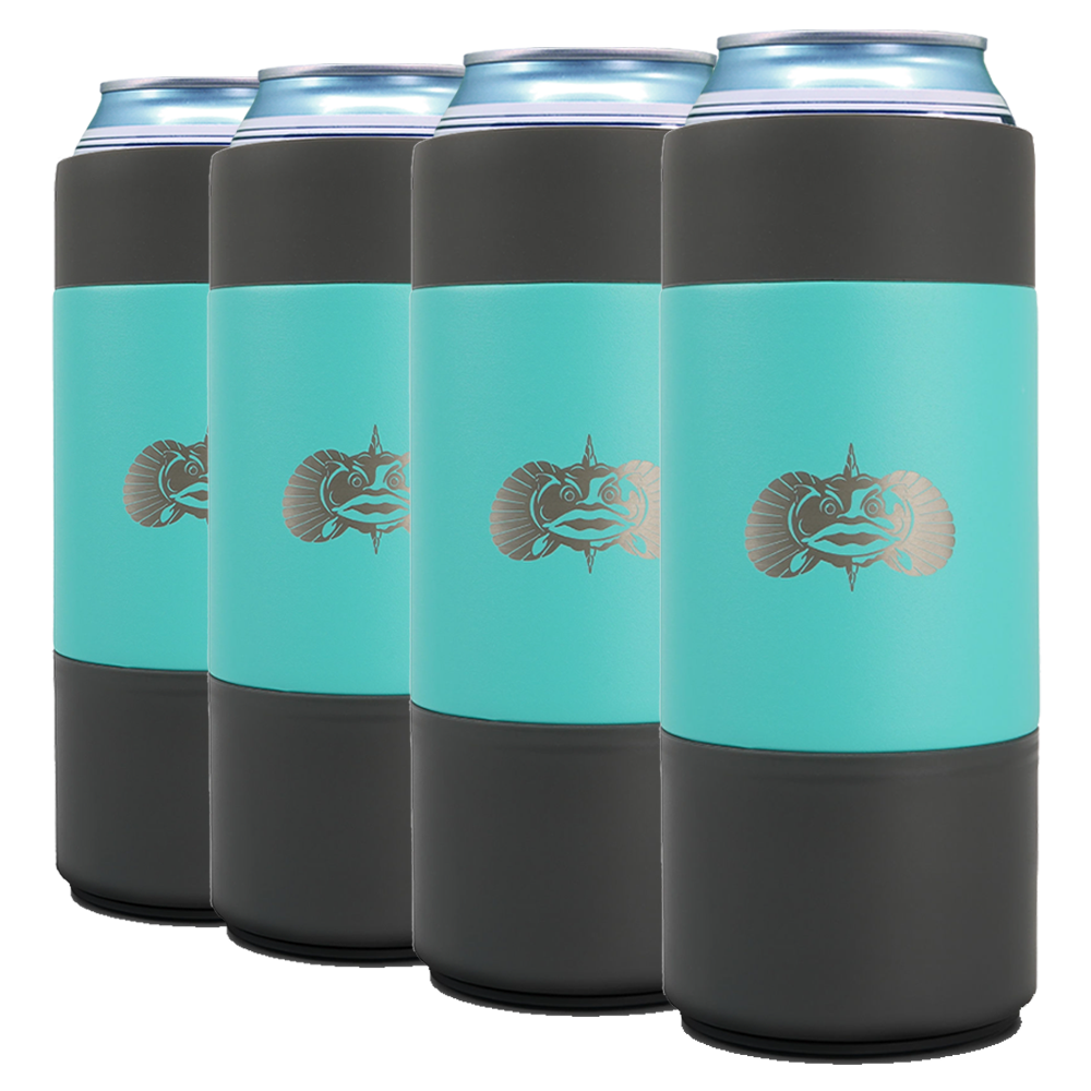4 Pack Can Cooler Bundles Can Coolers Feed Exclusions Teal 12oz Slim Can 